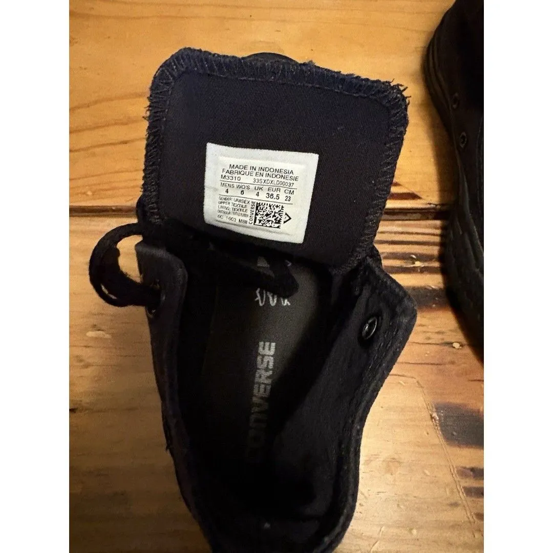 Converse Chuck Taylor All Star Black Monochrome High Top Sneaker M3310C women 6 - Image 6