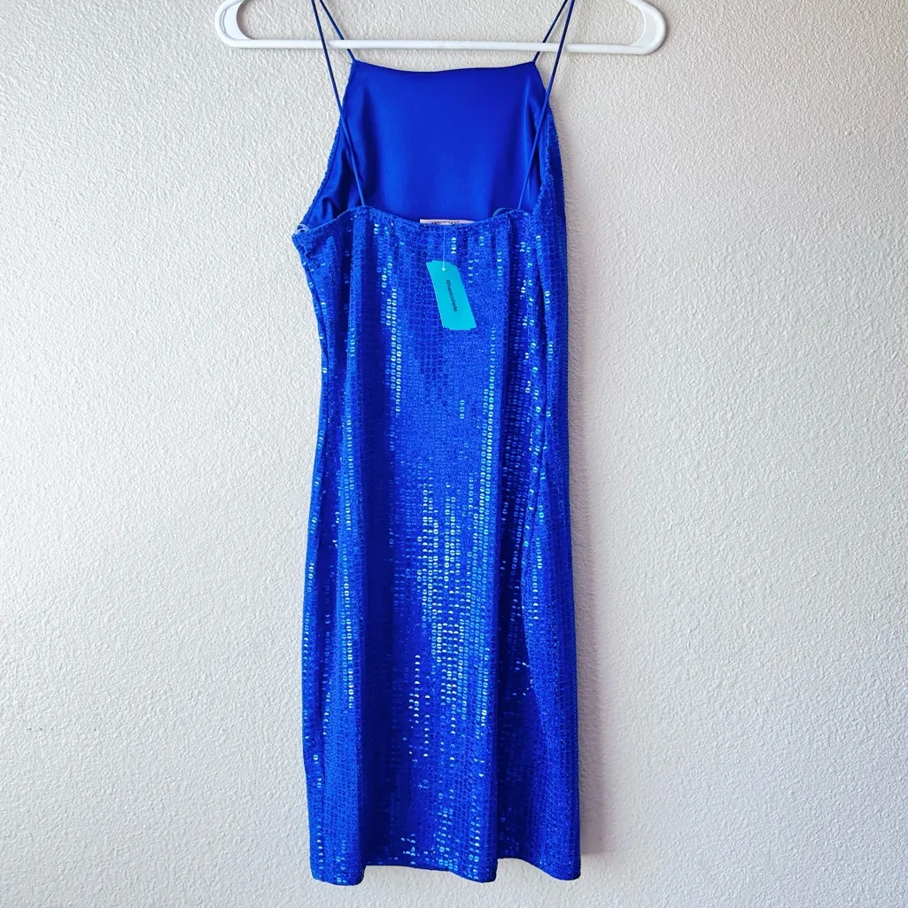 NWT Womens small blue sequin dress - Image 4