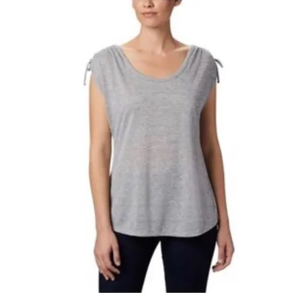 Columbia Light Gray Mount Carmel Lightweight Athletic Tee M - Image 11