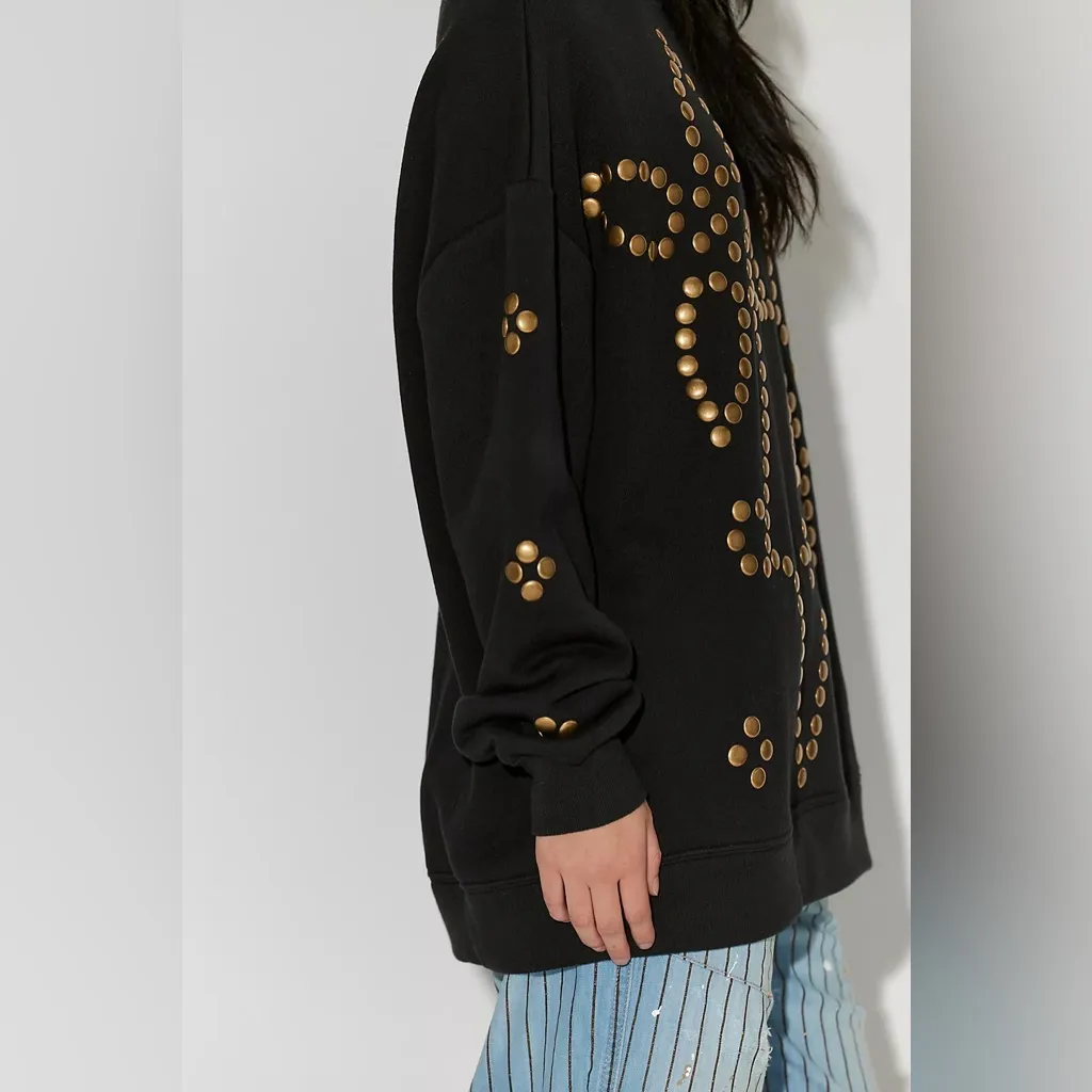 NWT Free People + Ragabond Stud Flower Pullover - Image 3
