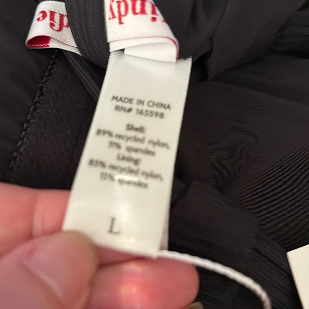 Andie The Crane One Piece Rib‎ Swimsuit Black Size L NWT - Image 7