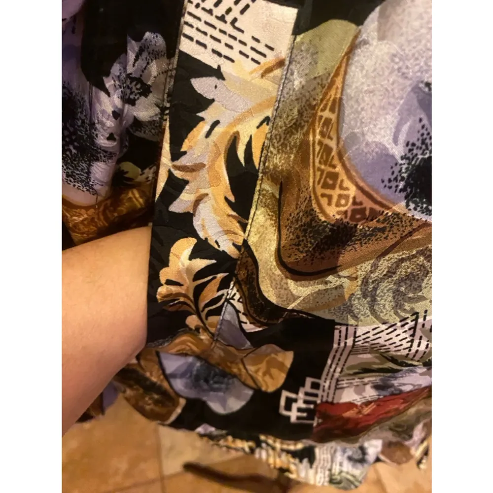 FUDA INTERNATIONAL silk bomber jacket size S see measurements - Image 7