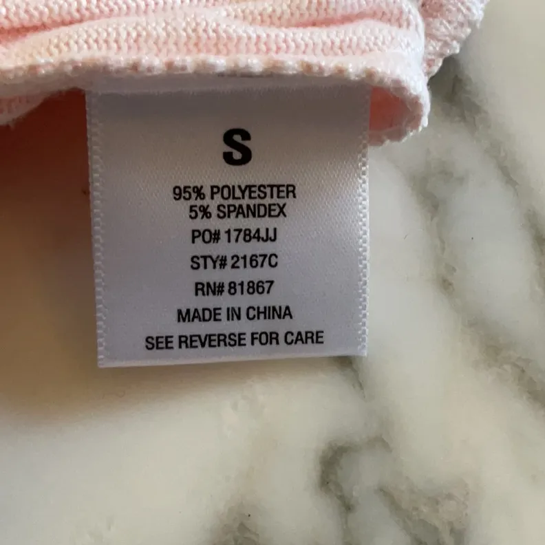 NWT Kikit Women's Coral Pink Henley Tank Top Sz S - Image 5