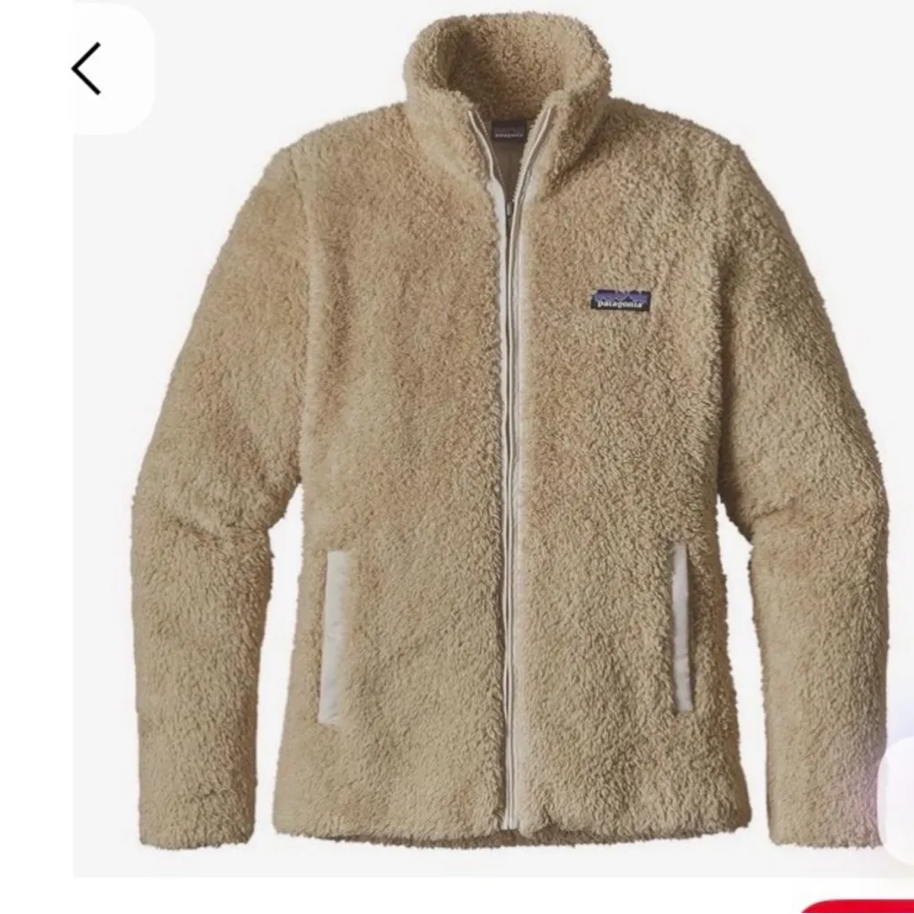 Patagonia Los Gatos Fleece Zip Jacket - Large. Teddy Bear Fleece - Image 3