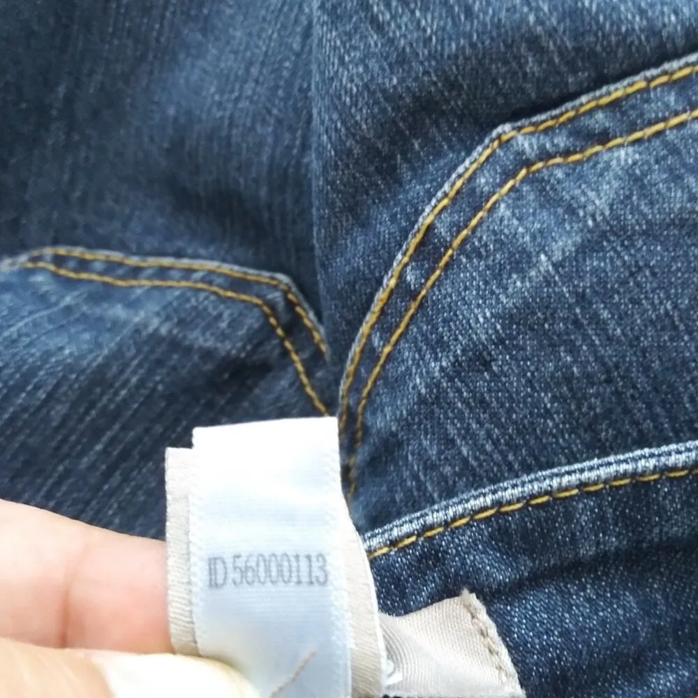 Chico's Dark Wash Mid Rise Skinny Boot Cut Jeans 4 - Image 7