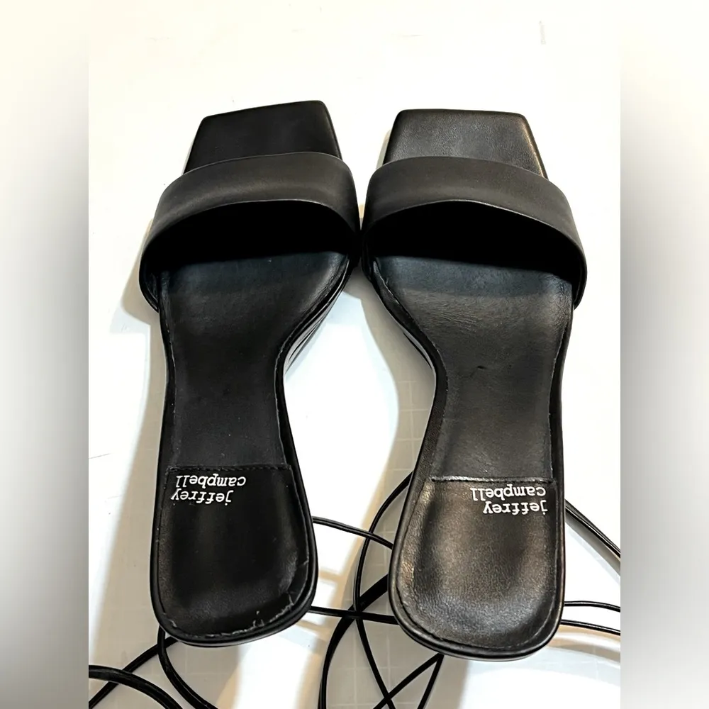 Jeffrey Campbell Ready-2-go ankle wrap sandals, size 9 - Image 6