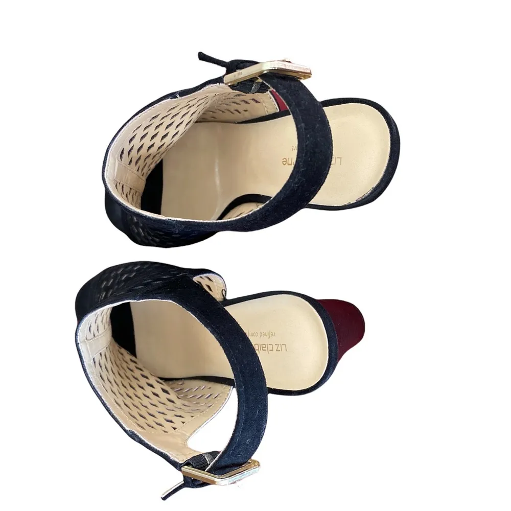 Black Liz Claiborne Suede Gemma Shoes, size 8 - Image 3