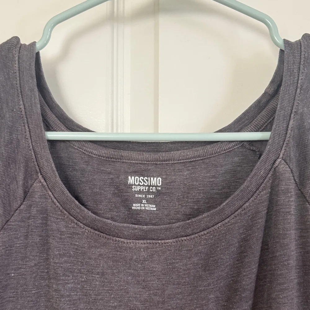 Mossimo Supply Co. Charcoal Women's Blouse / B14 Gray Size XL - Image 2