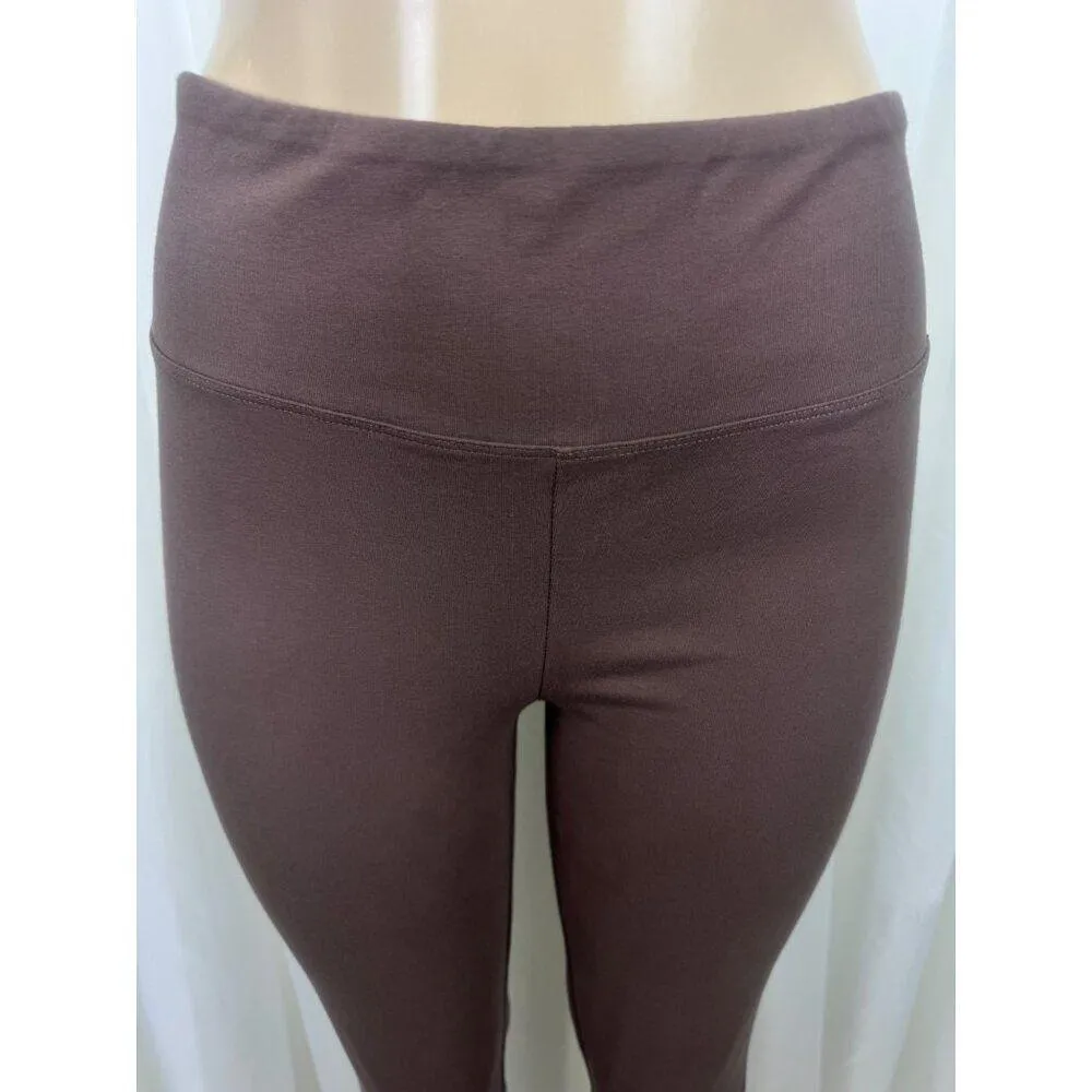 Women's Zenana Plus Size Wide Waistband Full Length Leggings Brown 3X - Image 7