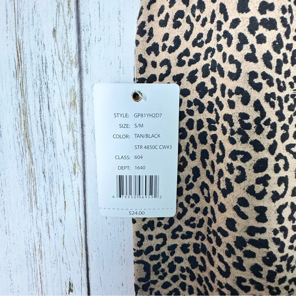 Zac & Rachel Animal Print Flegging Sz S/M Leopard New With Tag Brown - Image 8