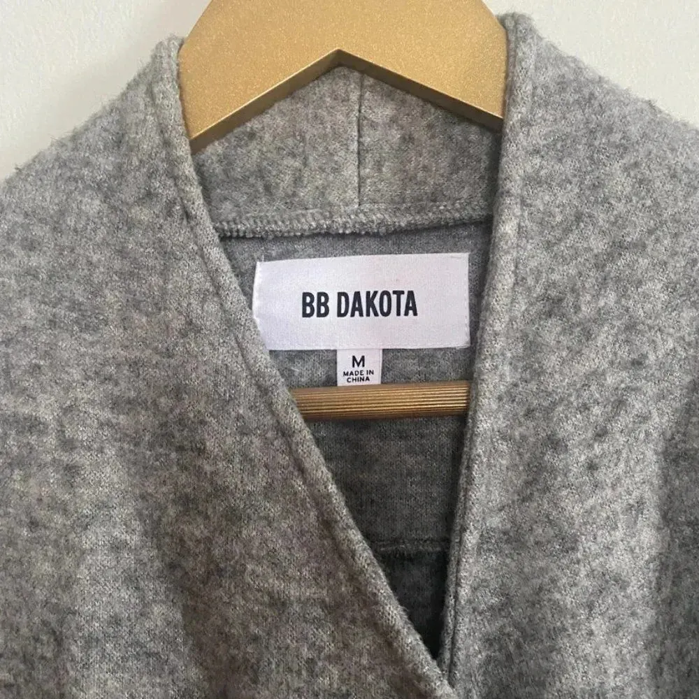 BB Dakota Gray Knit Jacket - Image 7