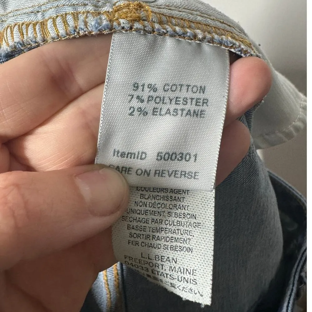 L.L. Beans Jeans Women 16 Tall Denim Classic Fit Med Wash Cotton Classic Pant Blue Size undefined - Image 6
