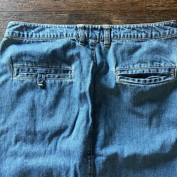 Old‎ Navy Blue Jeans Womens Denim Skirt Size 10 - Image 9