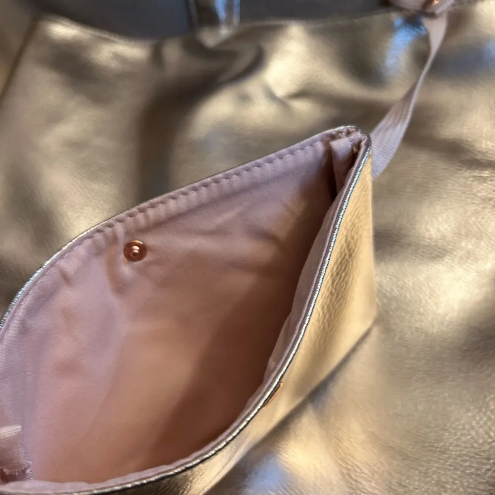 Bath & Body Works Silver Tote Bag Reflective Design - Image 2