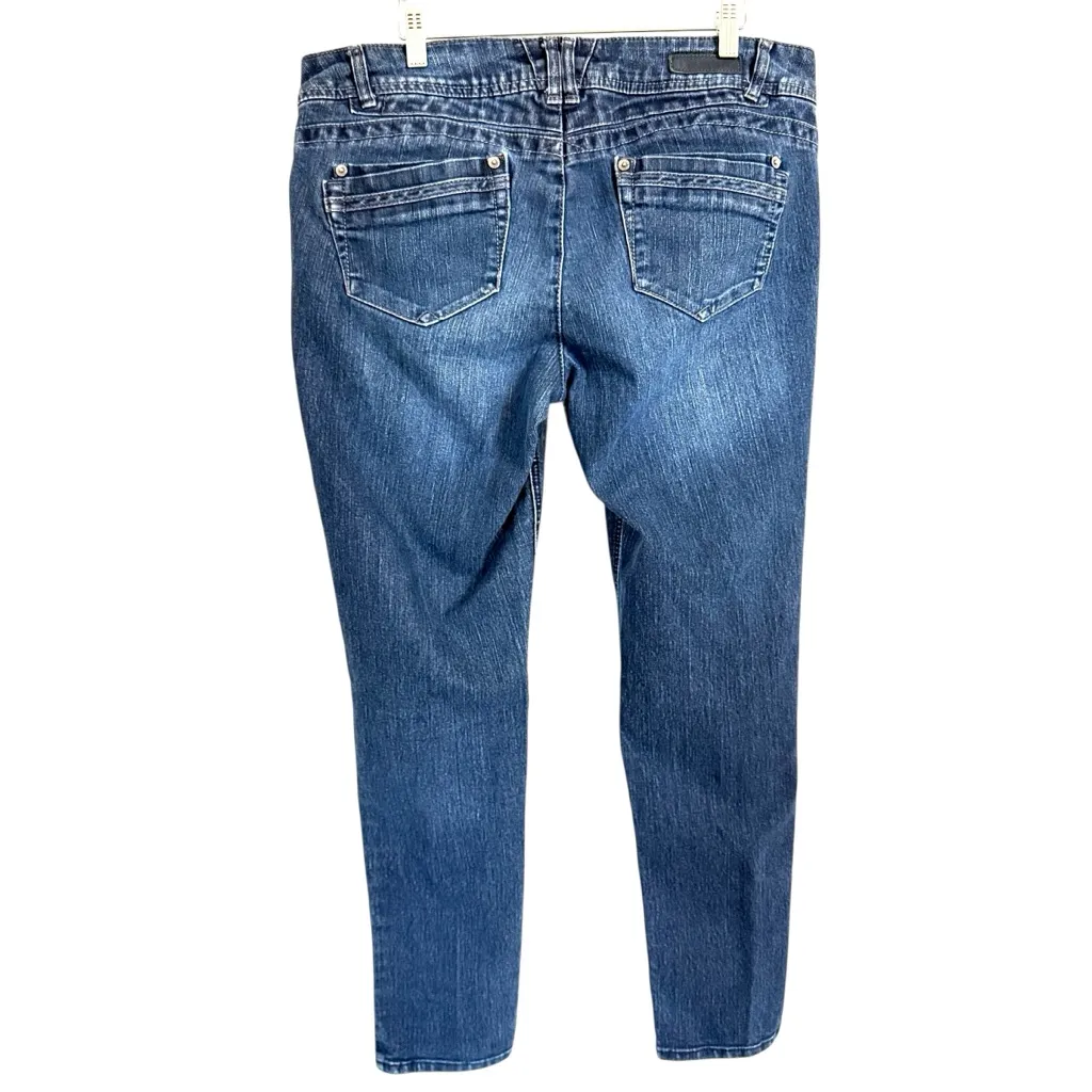 Democracy Justice Jeggings Women’s Size 14 Stretch Skinny Jeans Blue - Image 4