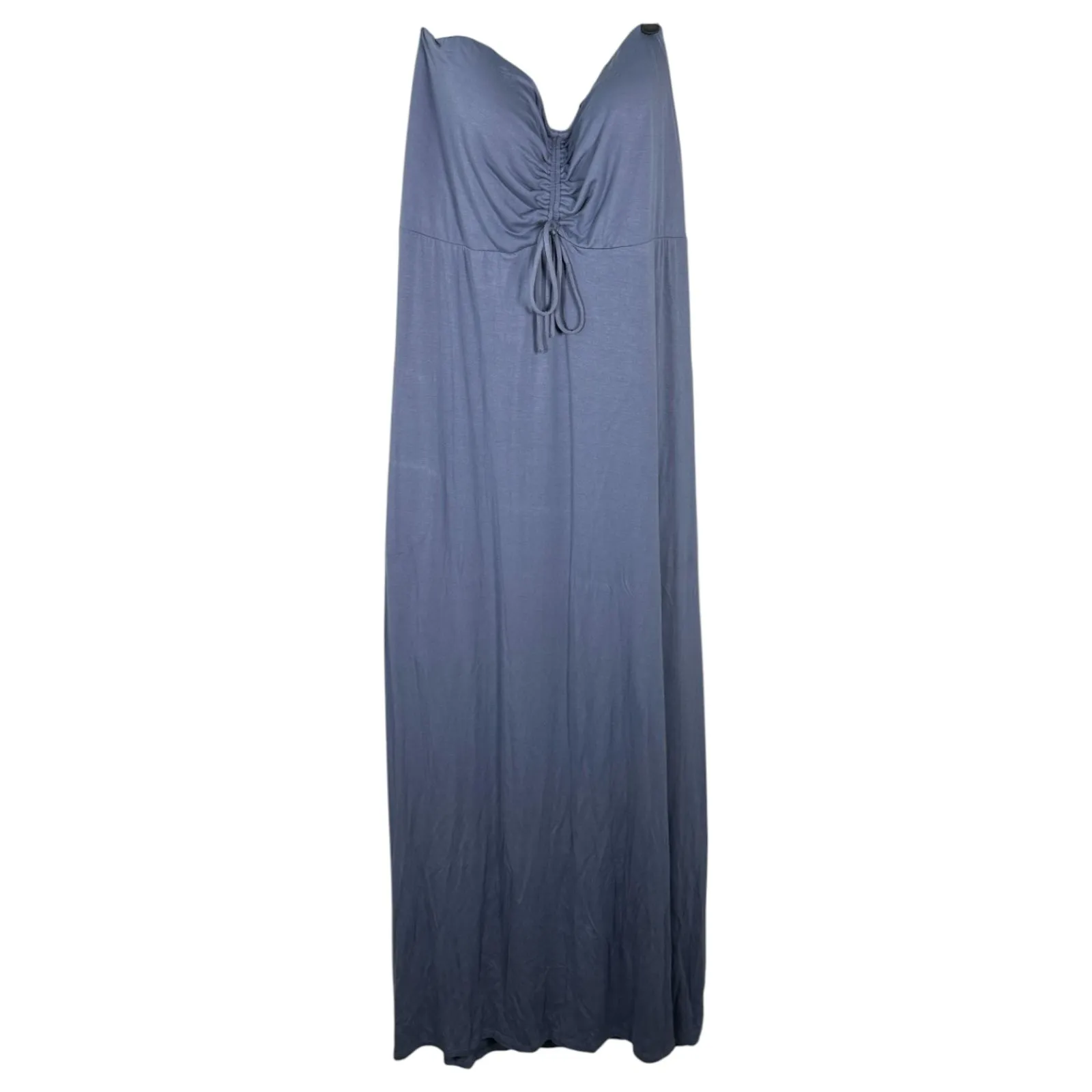 Soma Stone Blue Ultimate Strapless Maxi Bra Dress Support with straps XXL NEW - Image 5