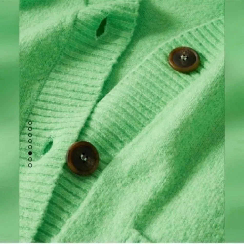 Mango Green Oversized Wool Blend
Cardigan(Size Small) - Image 4