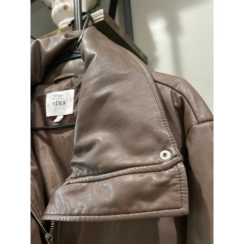 Pistola Donovan Swing Puffer Jacket Espresso Womens Size Large - Image 10