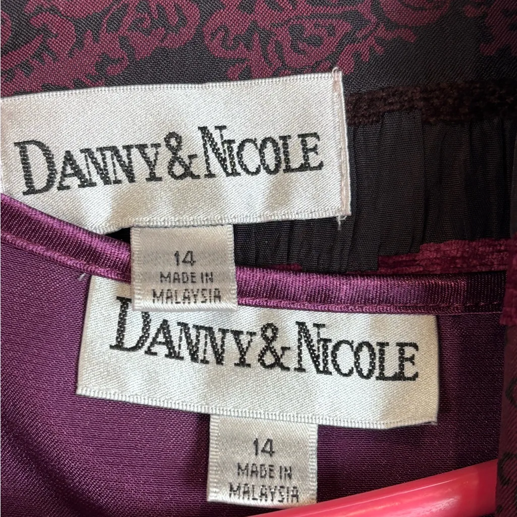 Vintage Danny & Nicole 1990’s Purple Formal Classic Blazer and Shirt Set - Image 7