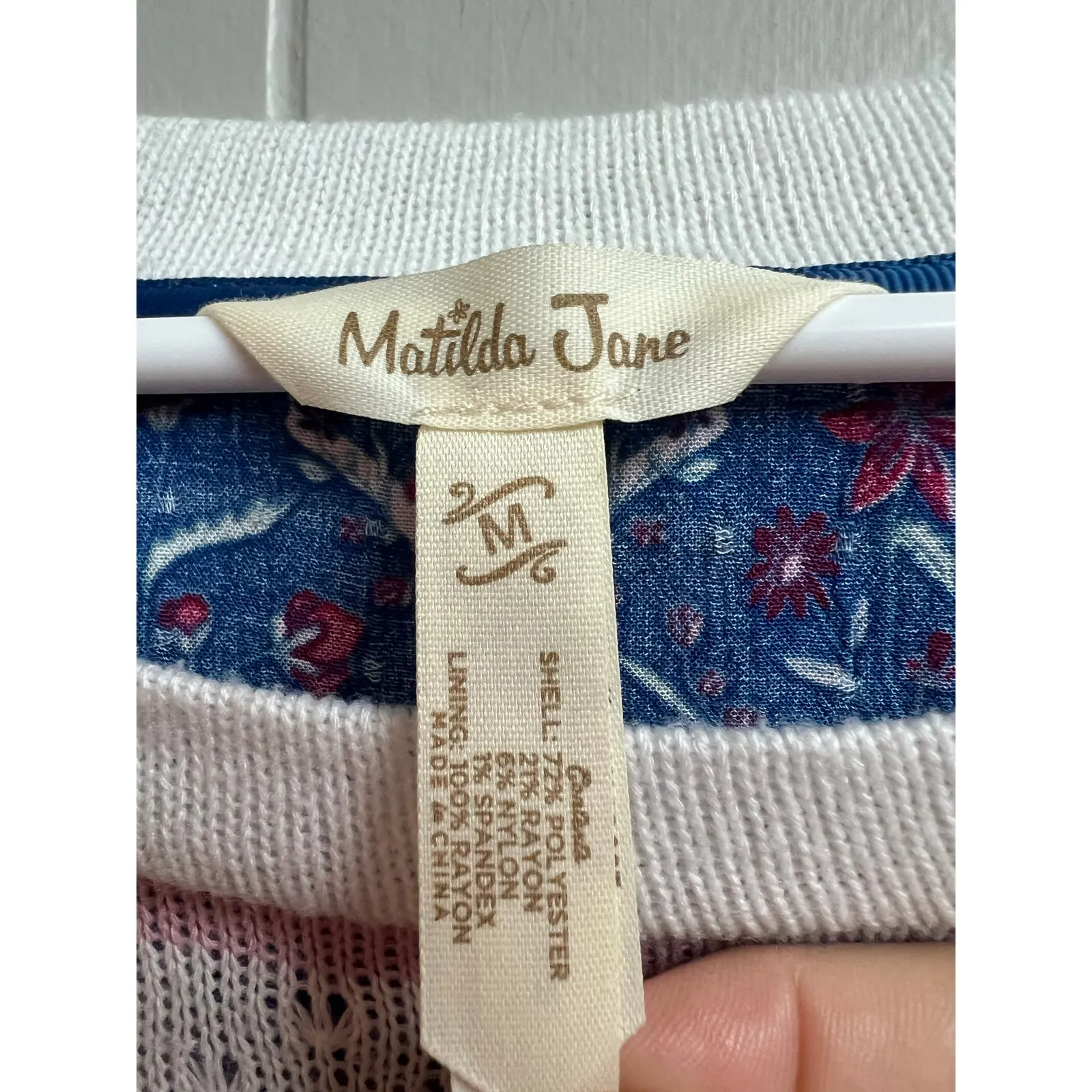 Matilda Jane Heart to Heart Sweet Indulgence Pointelle Top Medium - Image 3