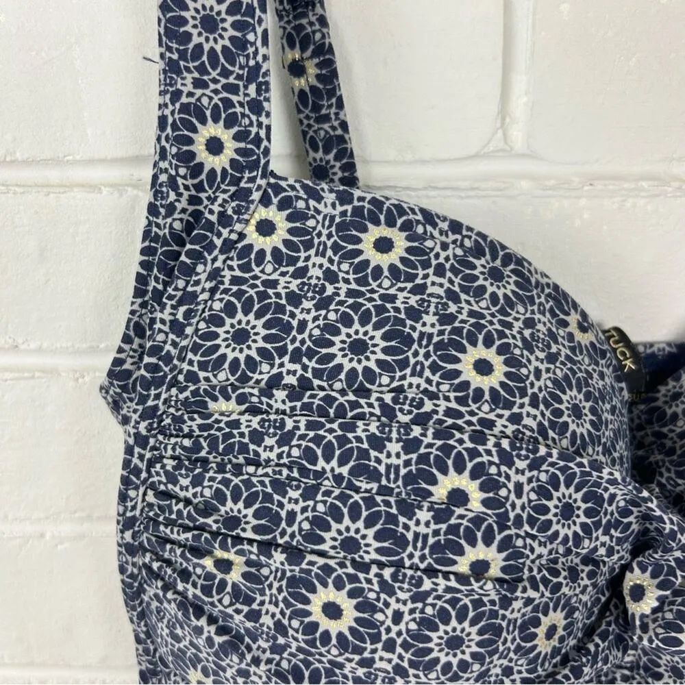 NipTuck Swim Blue Floral Muti Fit Cup One Piece Swimsuit Size US 12 - Image 7