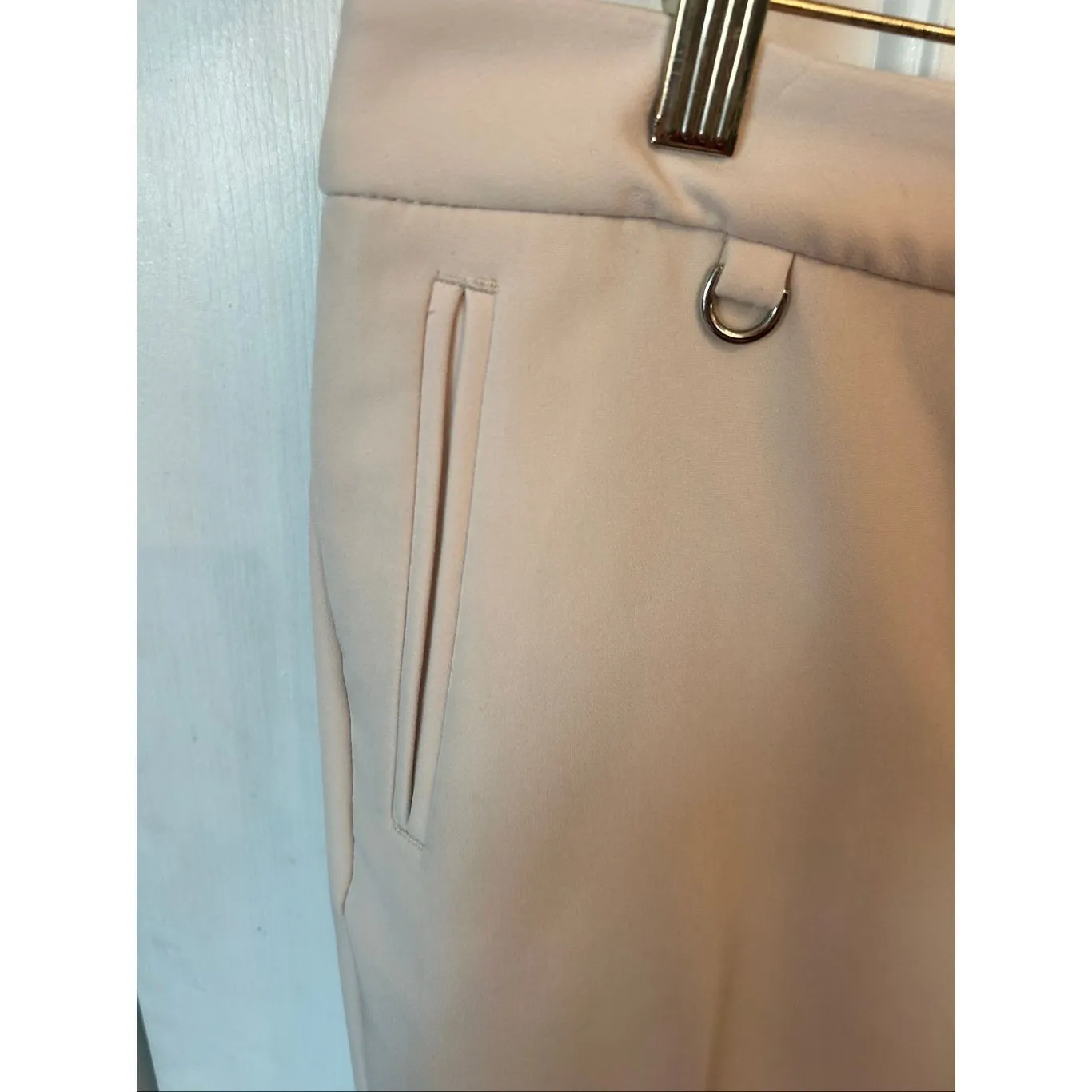Andrianna Papell light pink dress pants size 8 work attire classy skinny dress p - Image 2