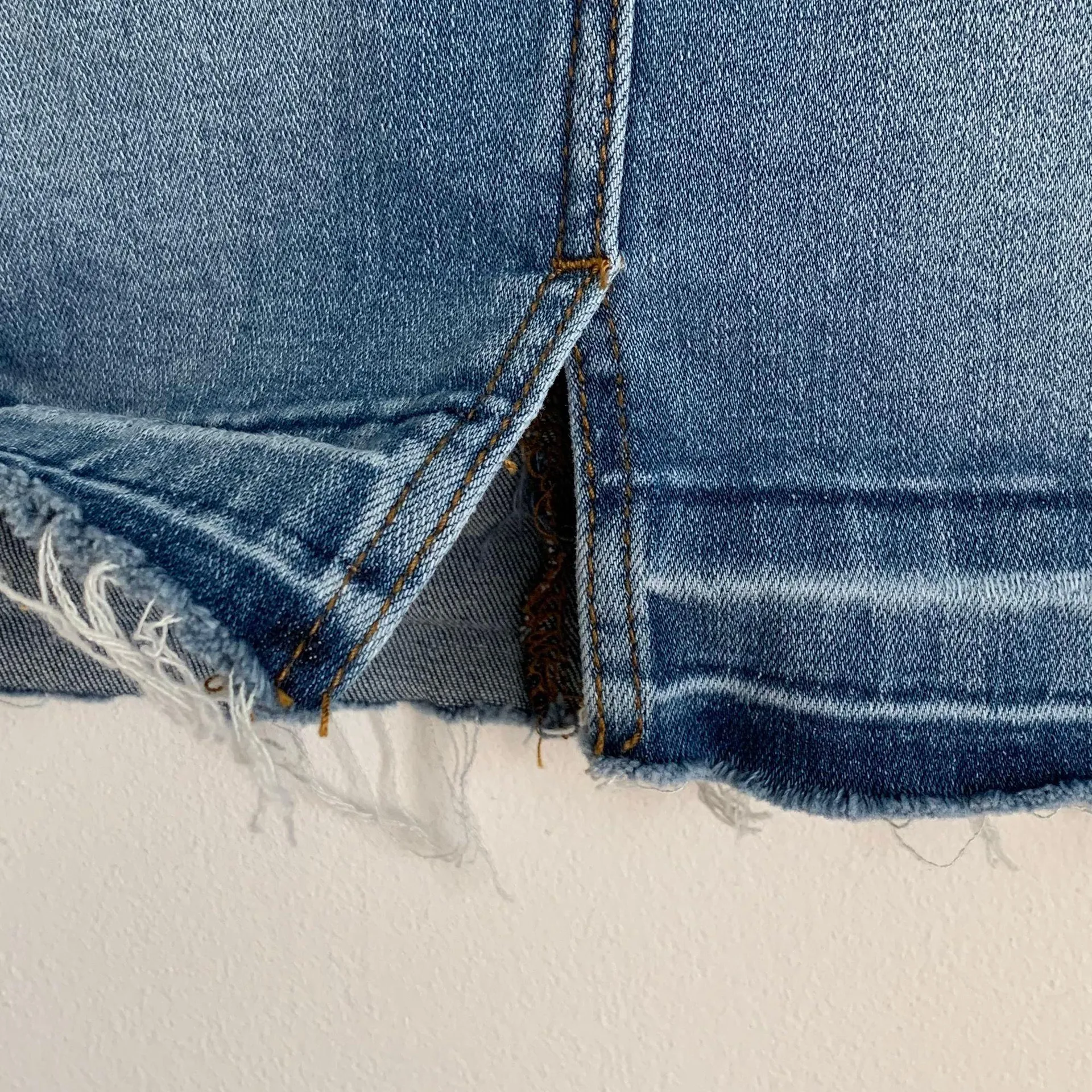 Released Hem Mini Denim Skirt Sz 3/25 - Image 8