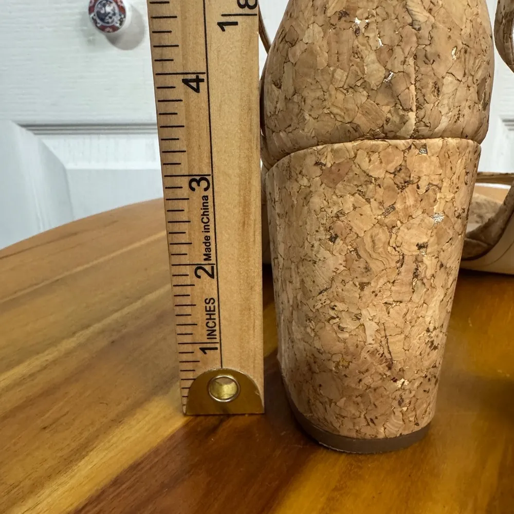 Sam Edelman Omar cork heels size 8.5M - Image 3