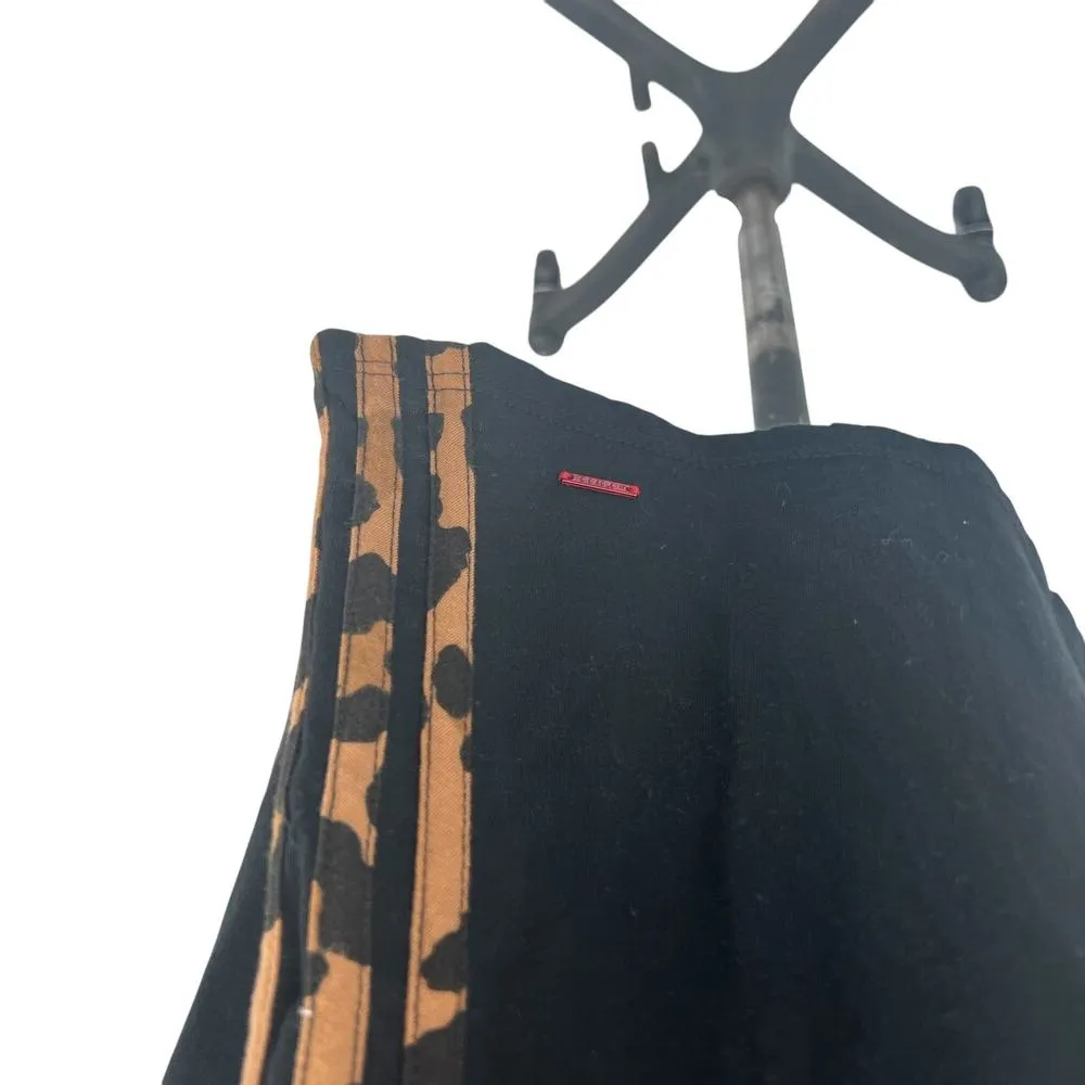 n:philanthropy Alice Leopard-Trim Tank Sleeveless Dress‎ Black Size Large - Image 9