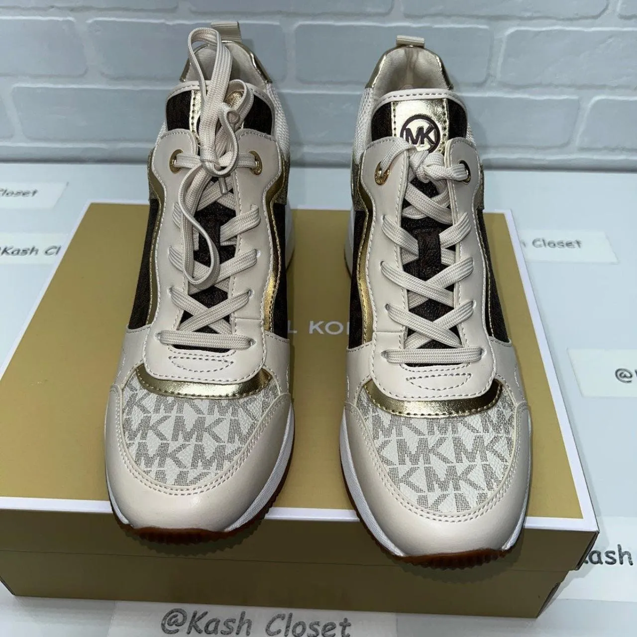 Brown Tech Canvas Crista Trainer - Image 3