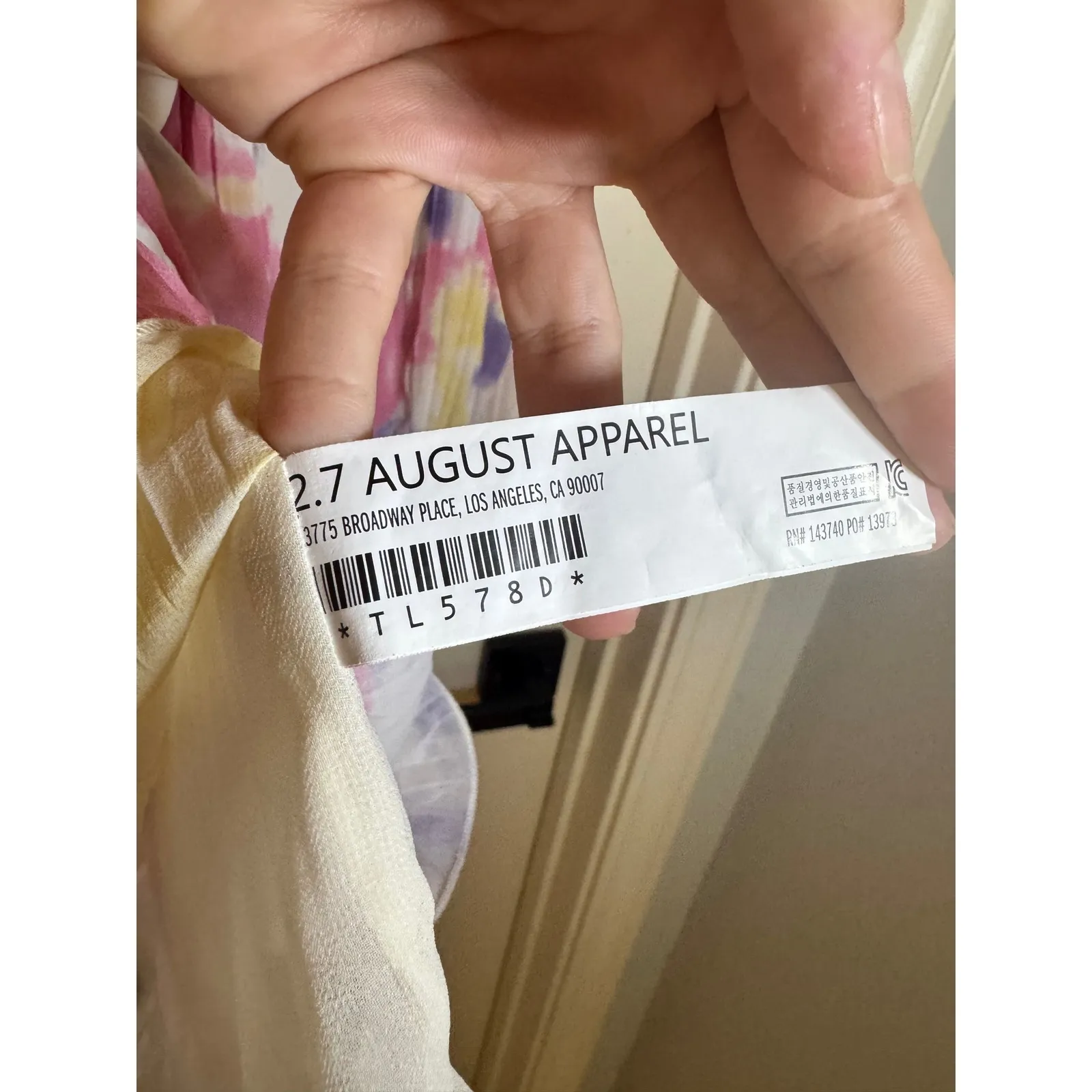 New! Endless Rose Tie-Dye Chiffon Pleated‎ Mini Dress, XS - Image 6