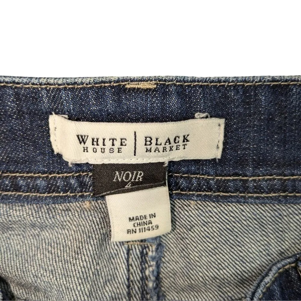 WHBM Noir Capri EUC $110 size 4 Waist 31 J1208 - Image 5