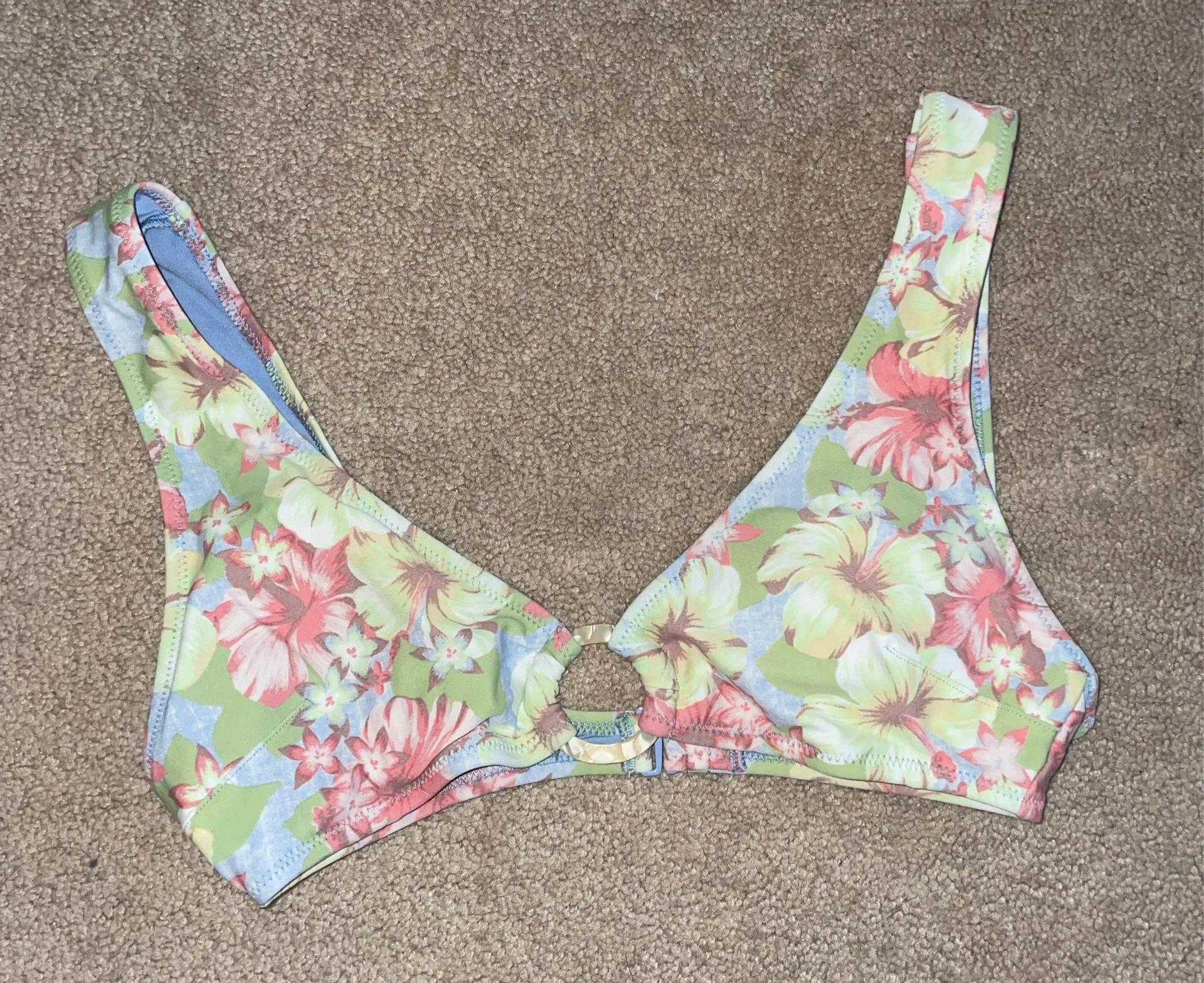 Tropical flower Aerie bikini set - Image 3