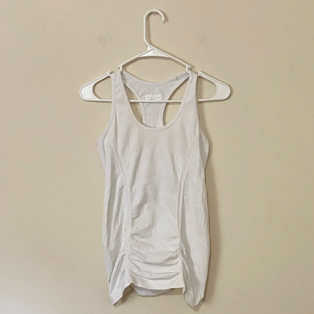 Athleta White Fastest Track Athletic Racerback Tank Top Size XS - Image 2
