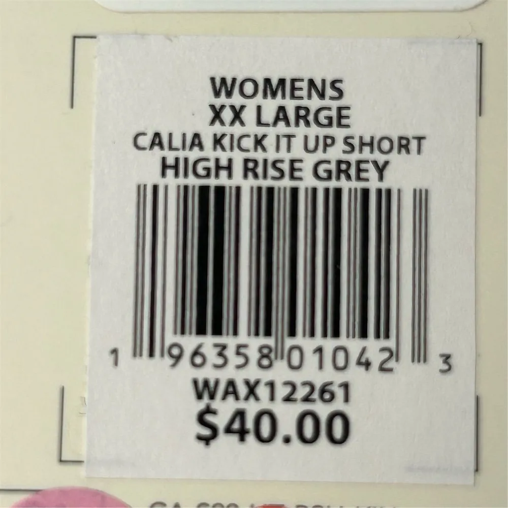 Calia Women's Stay the Path Kick it Up 3” inseam High Rise Shorts Gray Size XXL - Image 11