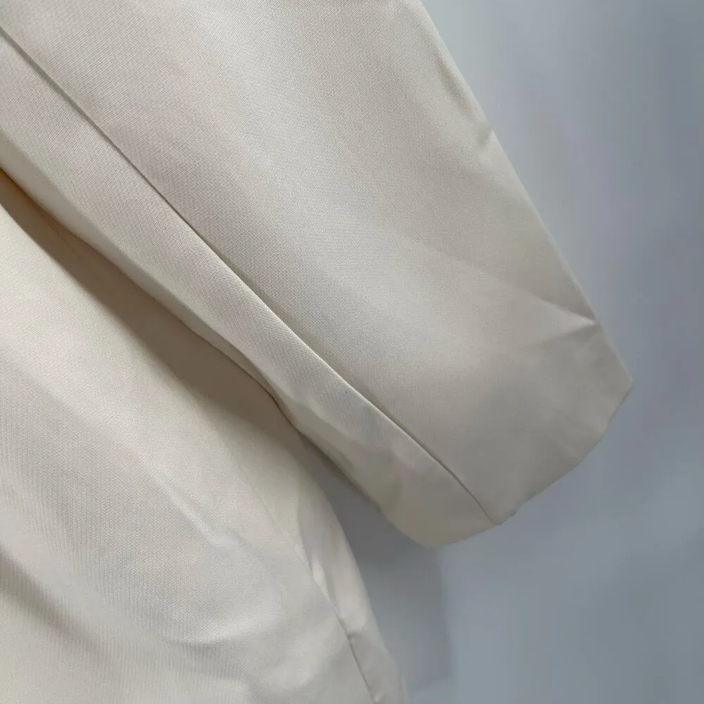 STEVE MADDEN Blazer Extra Large NWT Double Breasted Pristine Ivory Classic Work - Image 11