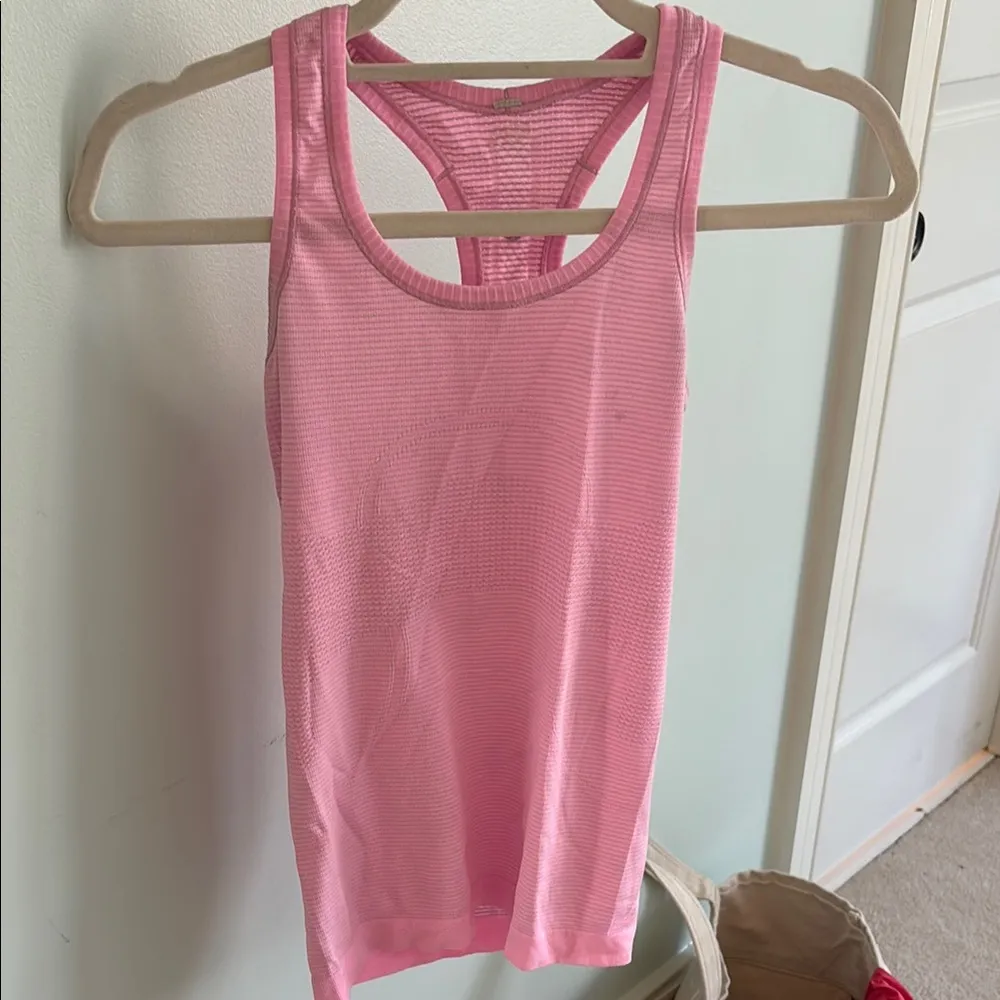 Pink Lululemon Swiftly Tech Tank Top - Image 2
