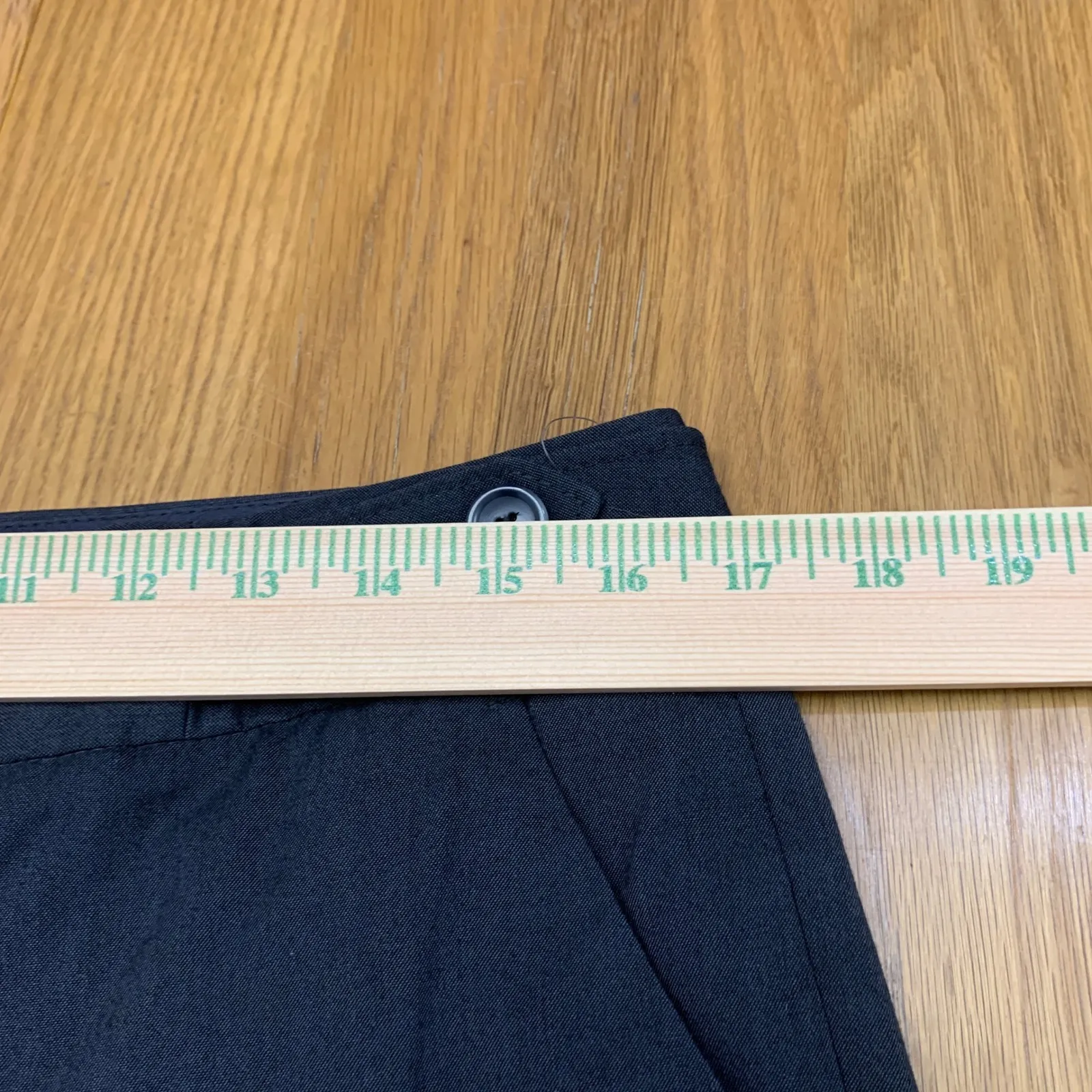 The Limited Drew Fit Charcoal Grey Dress Pants Flare Leg Career Women's Size 8 - Image 4