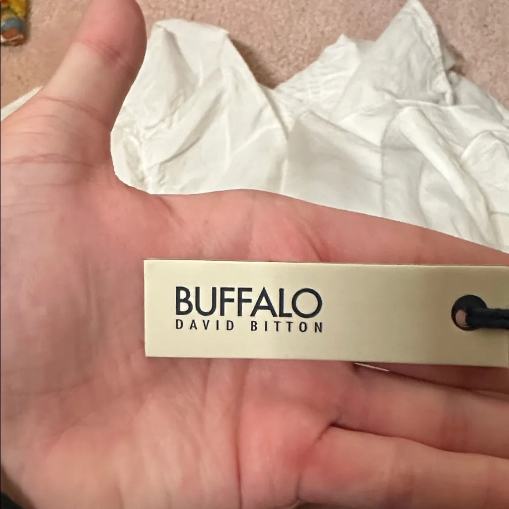 BUFFALO DAVID BITTON Alina Ruffle Peplum Top NWT - Image 6