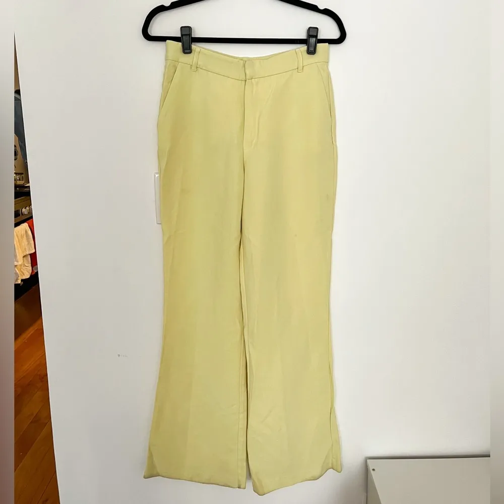 Lemon Yellow Trouser Pants - Image 5
