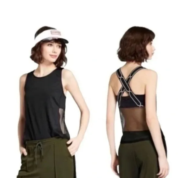 Hunter for Target Black Mesh Back Tank - Image 2