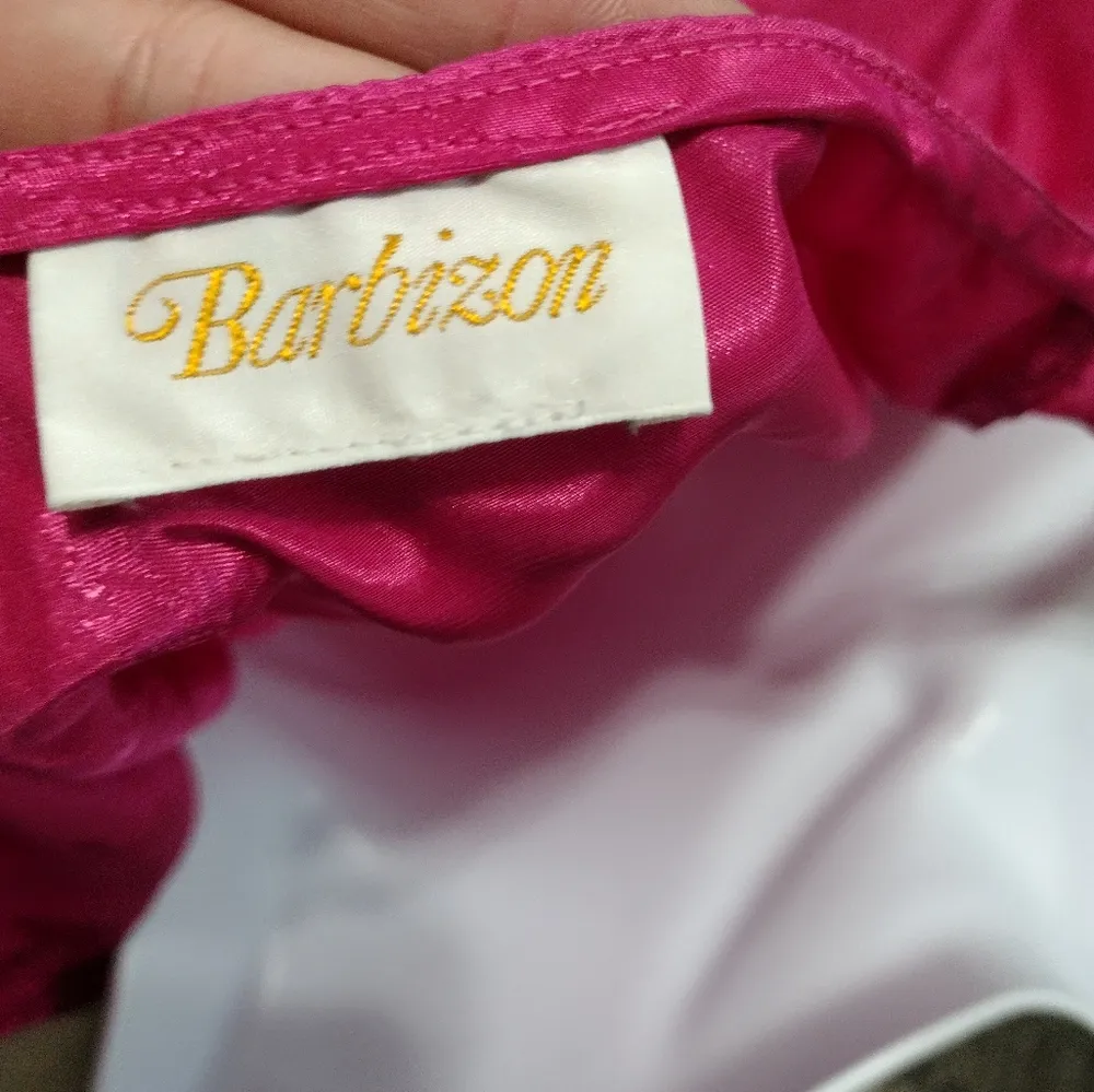 Vintage barbizon pink slip dress nightgown Size XL - Image 3