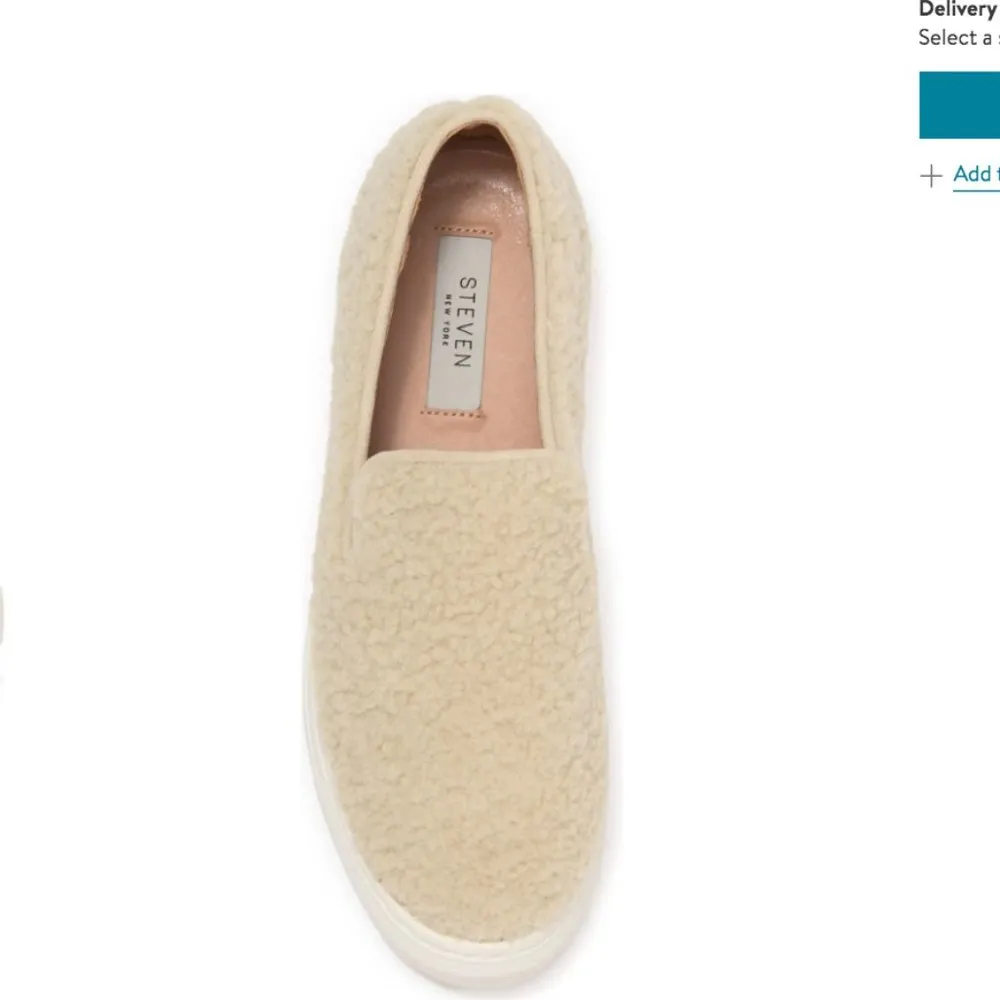 Steven by Steve Madden Kimbel Faux Shearling Sherpa Slip-On Sneaker - Image 4