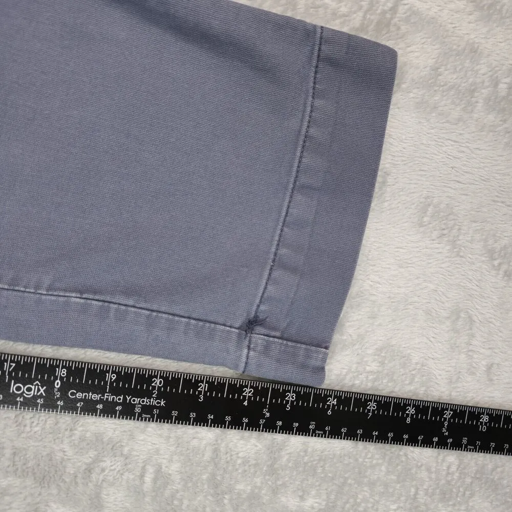 Aeropostale Capri Cropped Pants Womens 7/8 Cotton Butterfly Embroidered - Image 7