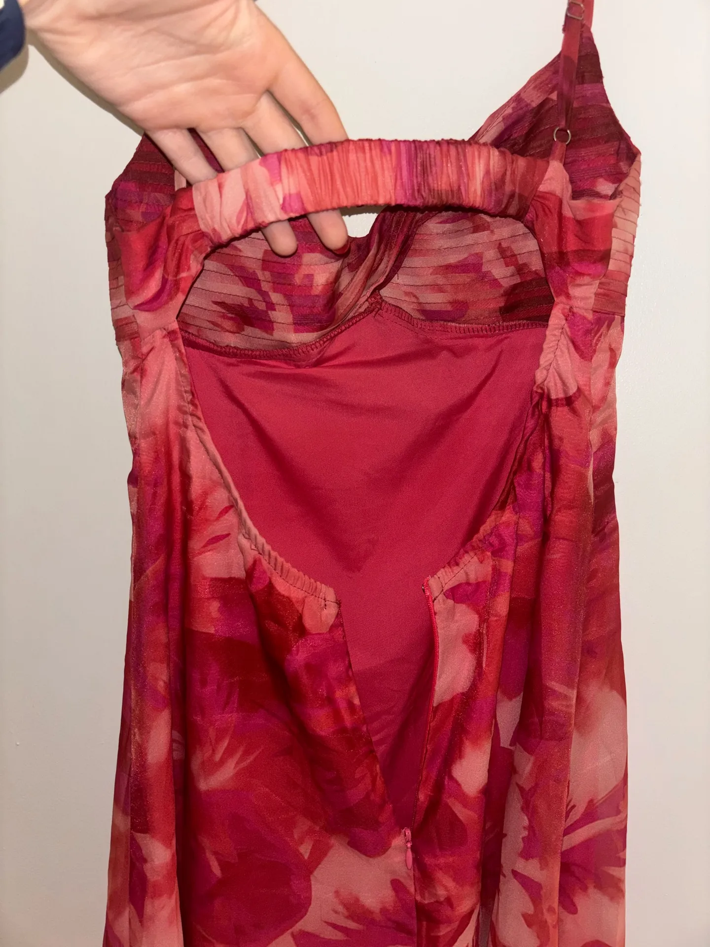 Hello Molly Pink Floral Maxi Dress - Image 6