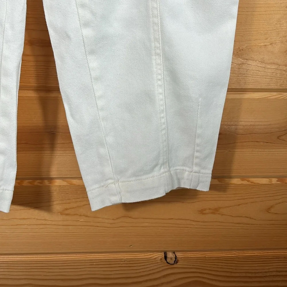 Knox Rose Women's High Rise Pants. Color is Cream, Size XS - Image 3