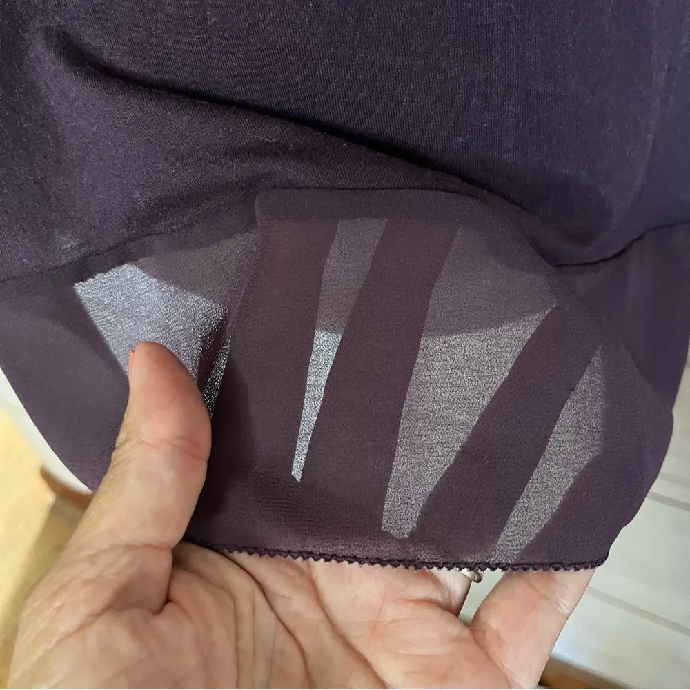 Merona Purple Sleeveless Tee - Image 5