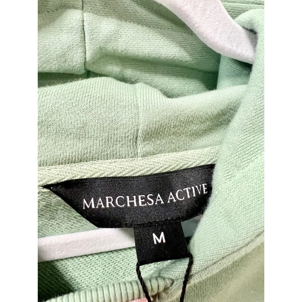 NWT Marchesa Active Remy Long Sleeve Hoodie & Jogger Pants Set Sage Women Size M Green Size M - Image 7