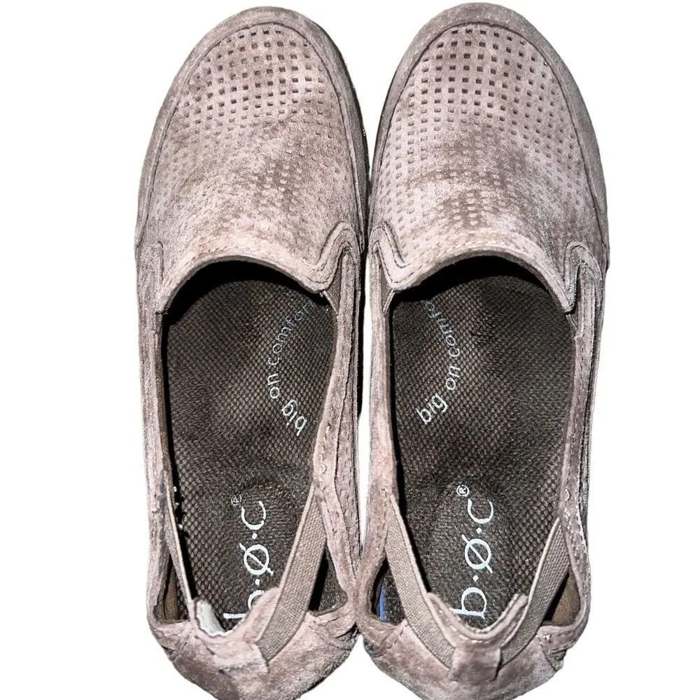 B.O.C. Tan suede slip on shoes size 7 - Image 6