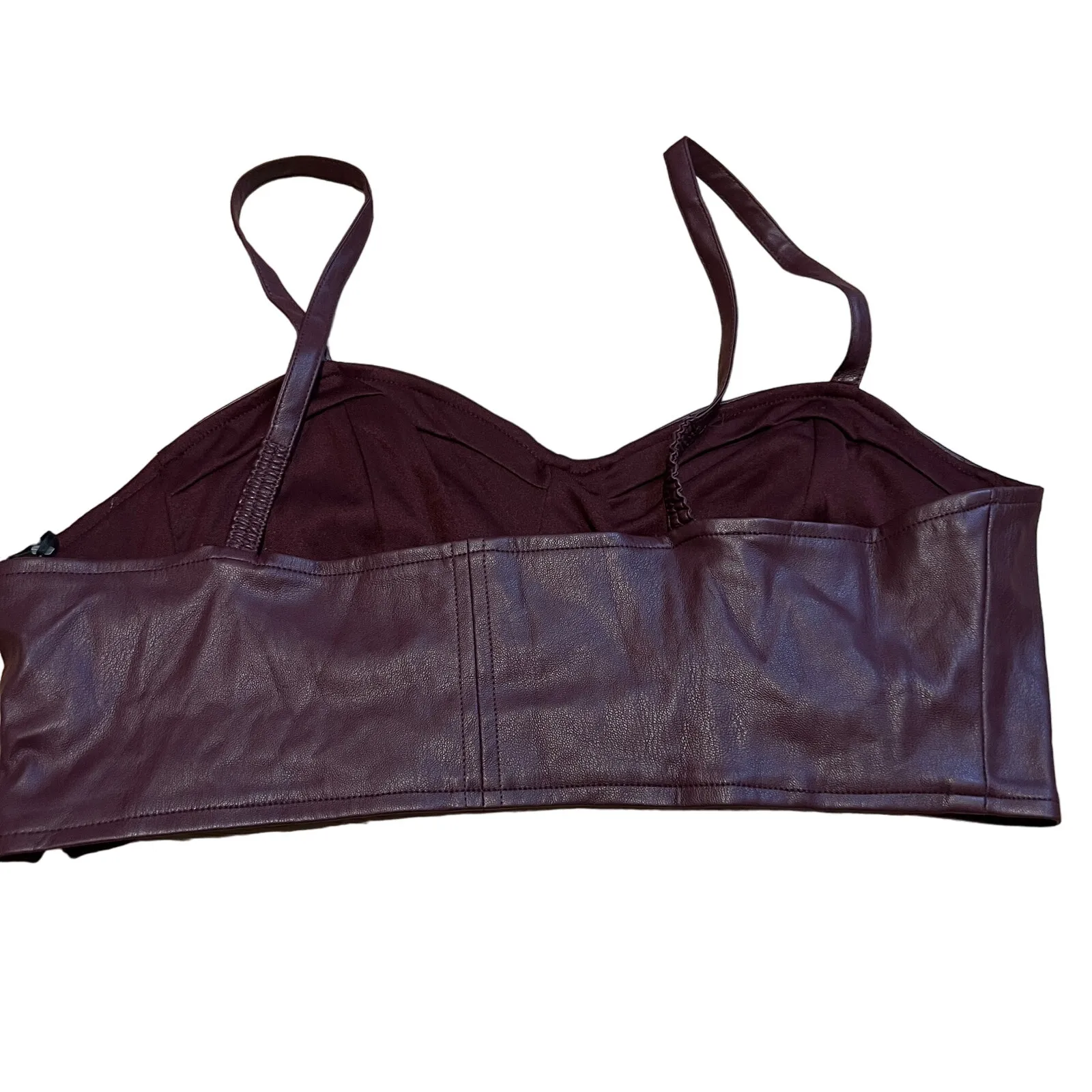 Future Collective with Reese Blutstein Women's Faux Leather Top - Image 8